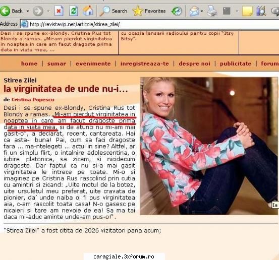 ca tot a venit vorba de a fii sau anu fii blond(a) ??? acesta este intrebarea ...
