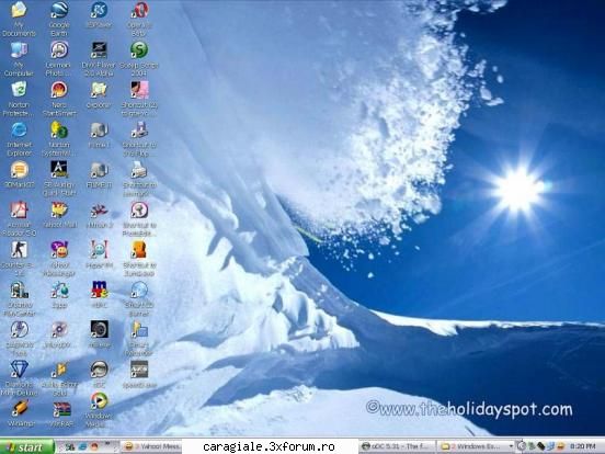 Desktop ... - mi`am schimbat rezolutia.. si wallpaperu - Recycle Bin Laden
